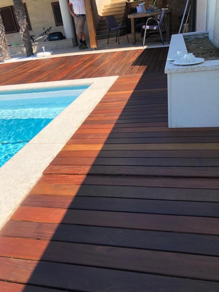 IPE Lapacho drvo decking - bazen otok Krk 2