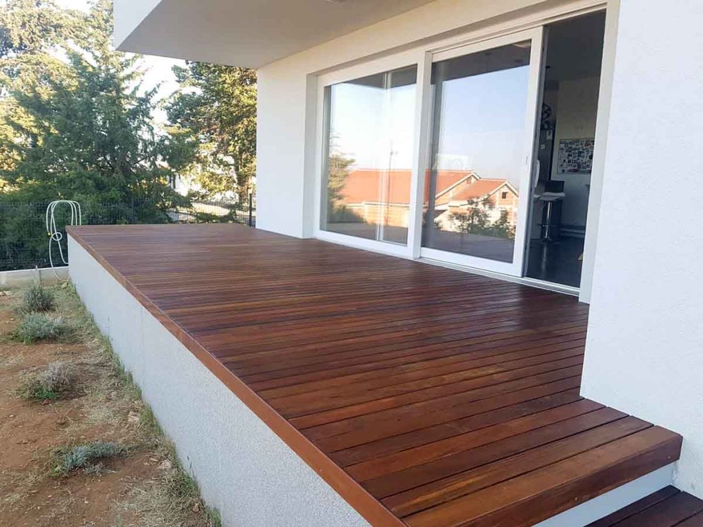 IPE Lapacho drvo decking - terasa Zadar