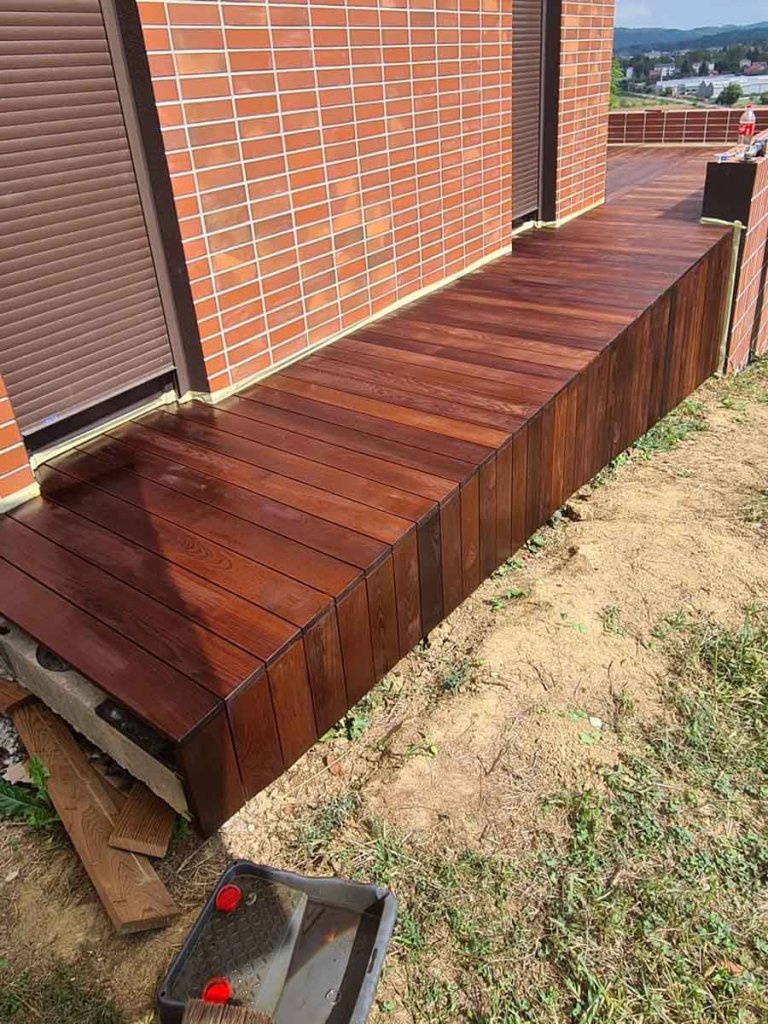 Termo Jasen drvo decking - privatni objekt Stubica 3