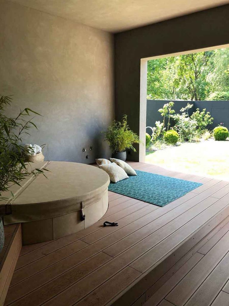 WPC Decking Milk Brown Jaccuzzi Maksimir 3